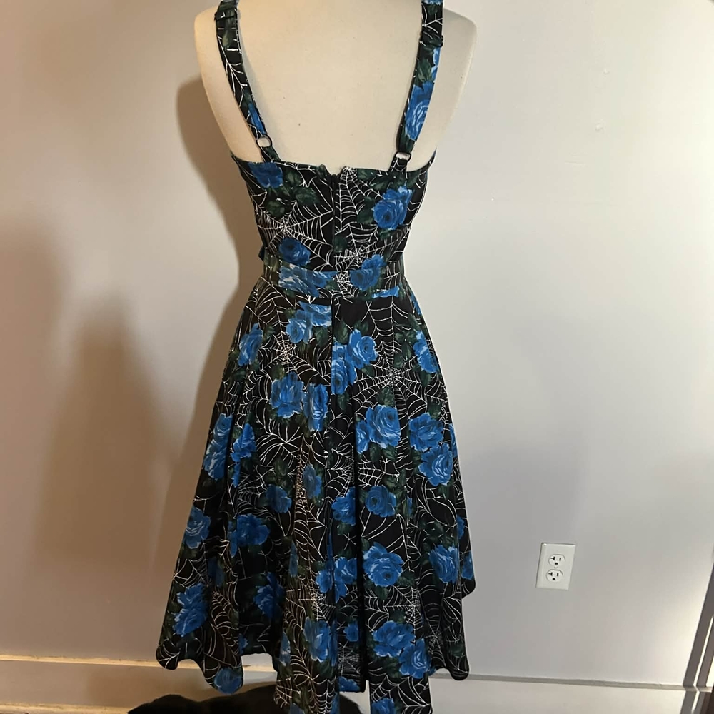 Vixen Micheline Pitt Starlet Swing Spiderweb Dress Size Xs - Picture 4 of 4